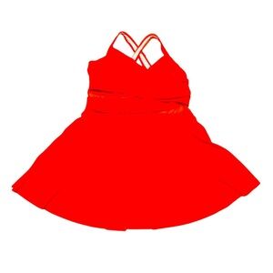 NWT, Zaful One Piece Swim Suit Vibrant‎ Red / Orange